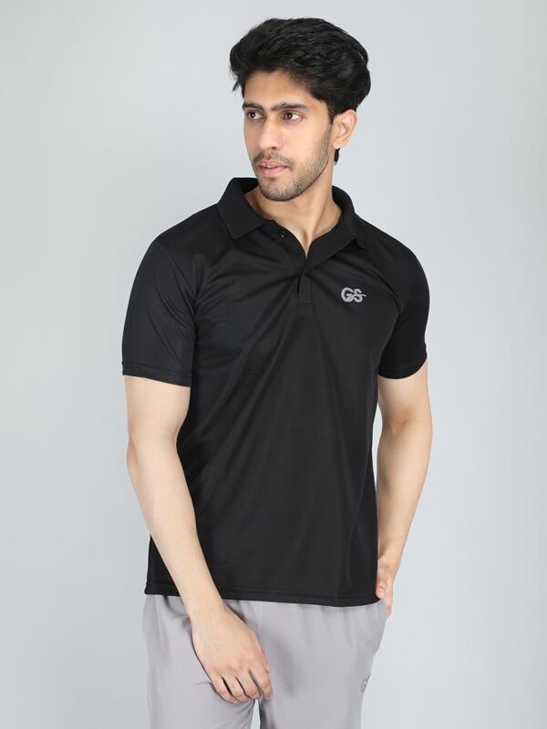 dot nit collar t shirts