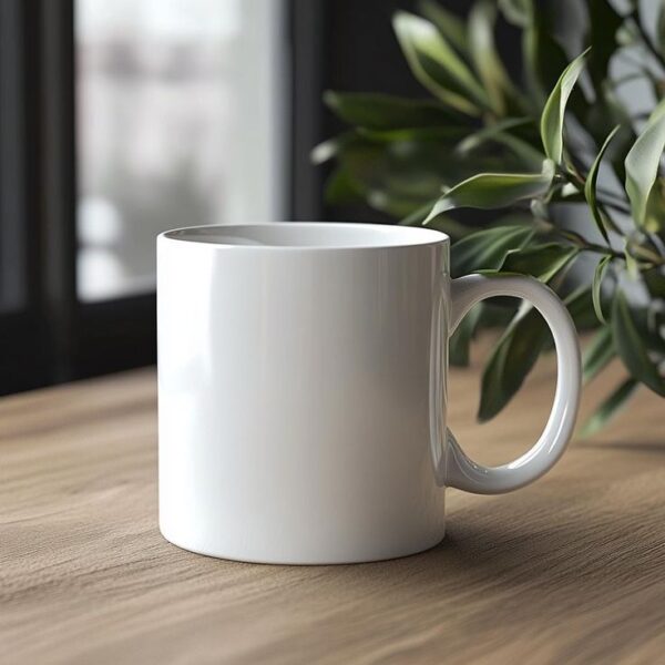 white mug